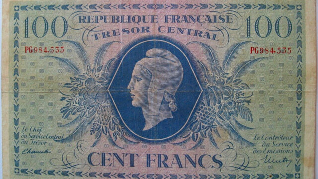 100 francs Marianne type 1943