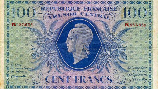 100 francs Marianne type 1943