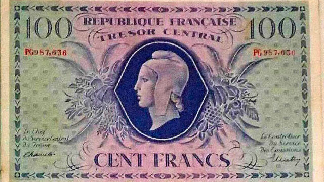 100 francs Marianne type 1943