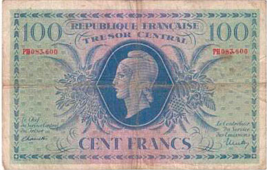 100 francs Marianne type 1943