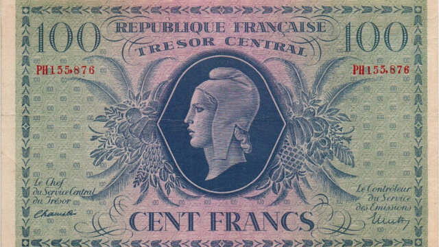 100 francs Marianne type 1943