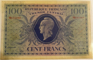 100 francs Marianne type 1943