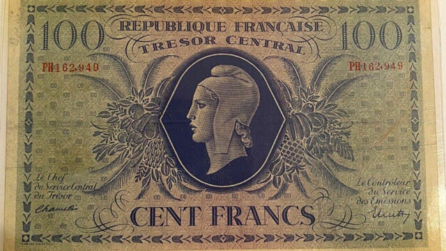 100 francs Marianne type 1943