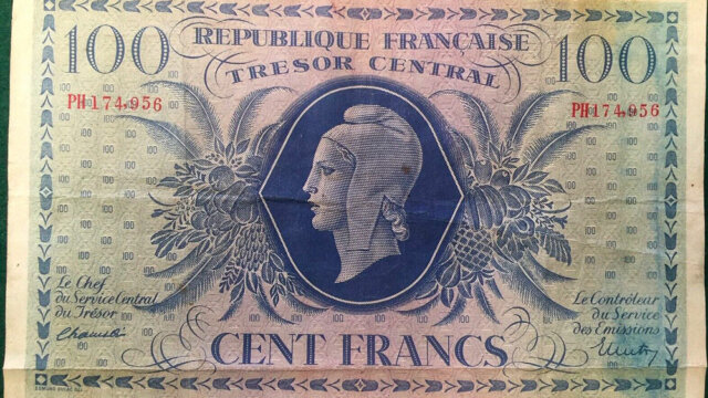 100 francs Marianne type 1943