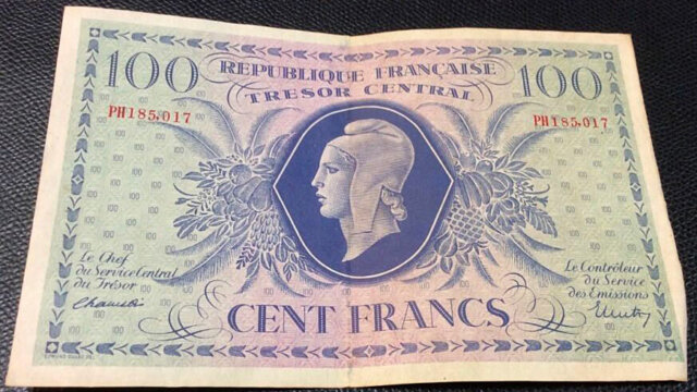 100 francs Marianne type 1943