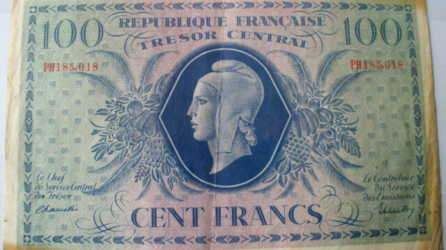 100 francs Marianne type 1943