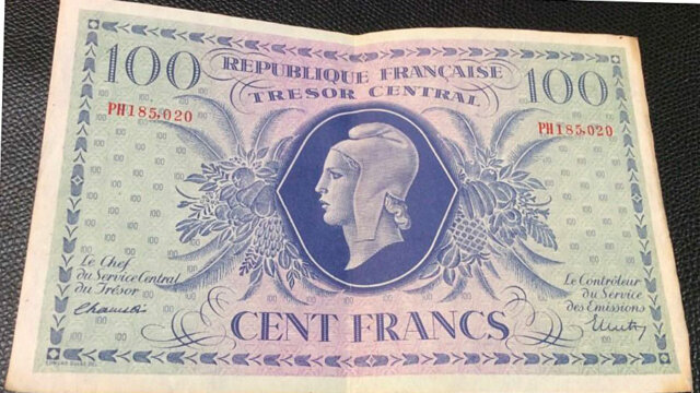 100 francs Marianne type 1943