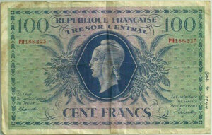 100 francs Marianne type 1943