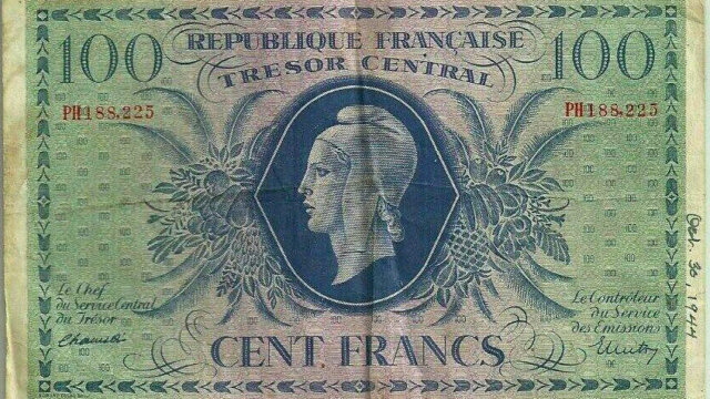 100 francs Marianne type 1943