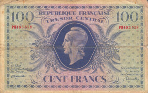 100 francs Marianne type 1943