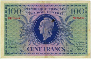 100 francs Marianne type 1943