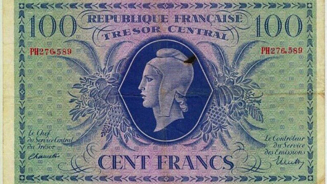 100 francs Marianne type 1943