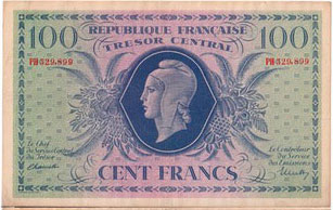 100 francs Marianne type 1943