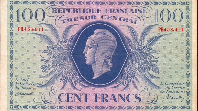 100 francs Marianne type 1943