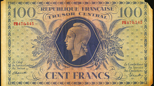 100 francs Marianne type 1943