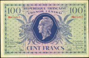 100 francs Marianne type 1943