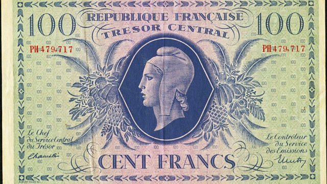 100 francs Marianne type 1943