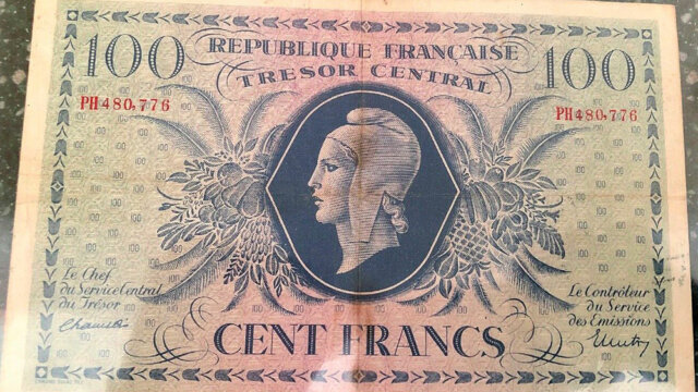 100 francs Marianne type 1943