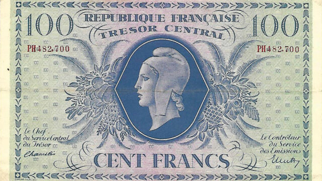 100 francs Marianne type 1943