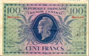 100 francs Marianne type 1943