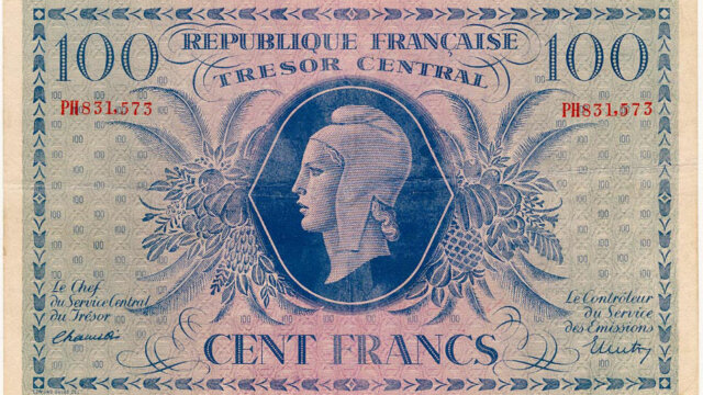 100 francs Marianne type 1943