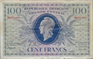 100 francs Marianne type 1943