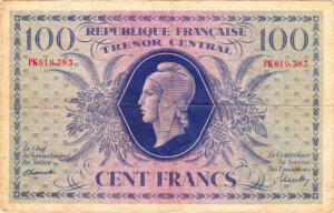 100 francs Marianne type 1943