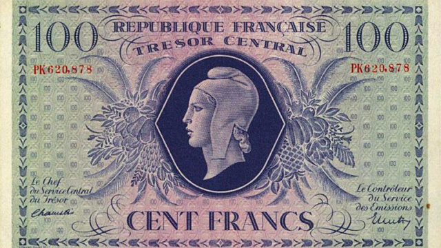 100 francs Marianne type 1943