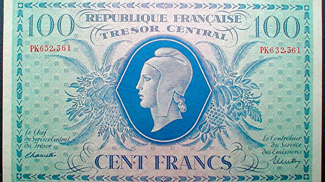 100 francs Marianne type 1943