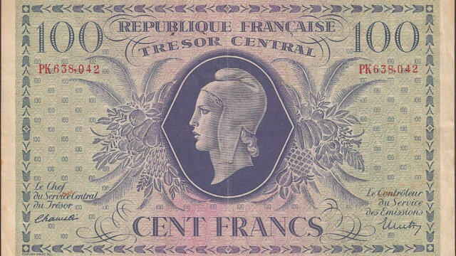 100 francs Marianne type 1943