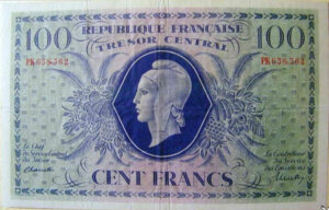 100 francs Marianne type 1943