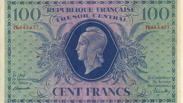 100 francs Marianne type 1943