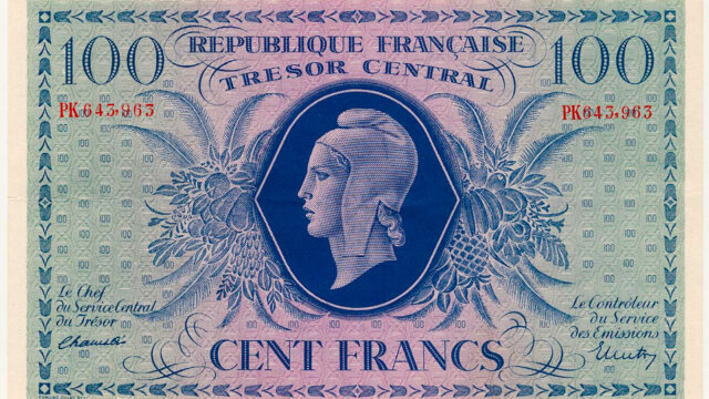 100 francs Marianne type 1943