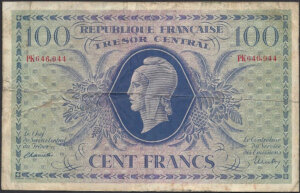 100 francs Marianne type 1943