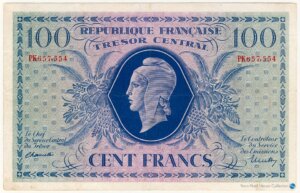 100 francs Marianne type 1943