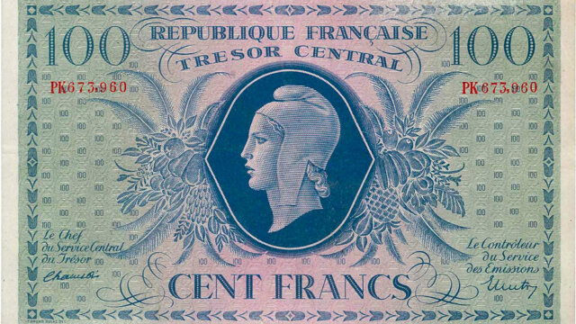 100 francs Marianne type 1943