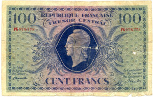 100 francs Marianne type 1943