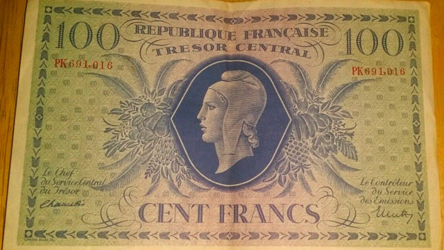 100 francs Marianne type 1943