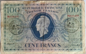 100 francs Marianne type 1943