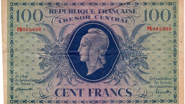 100 francs Marianne type 1943