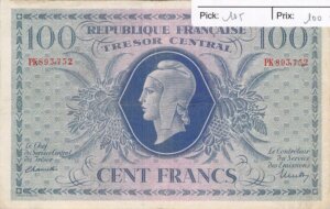 100 francs Marianne type 1943