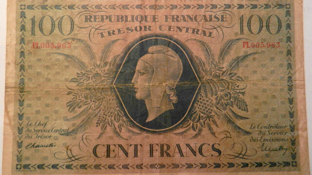 100 francs Marianne type 1943