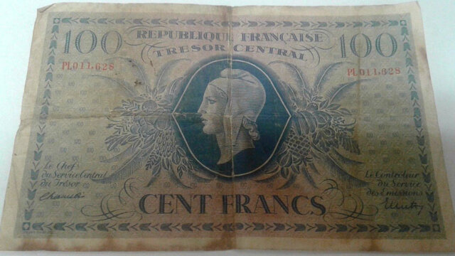 100 francs Marianne type 1943