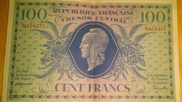 100 francs Marianne type 1943