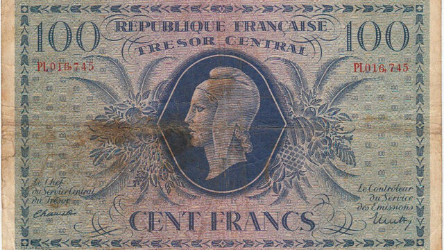 100 francs Marianne type 1943