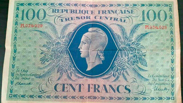 100 francs Marianne type 1943