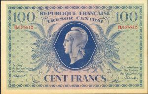 100 francs Marianne type 1943