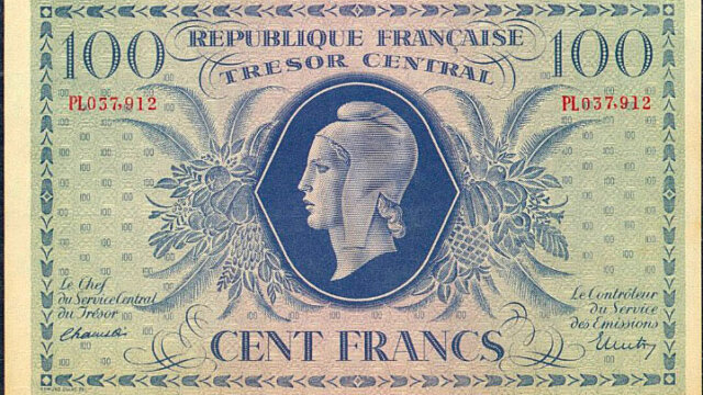 100 francs Marianne type 1943