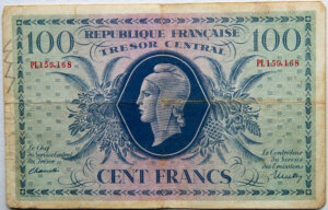 100 francs Marianne type 1943