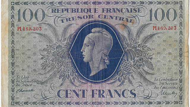 100 francs Marianne type 1943